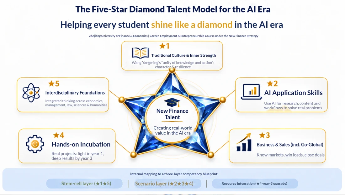 Five-Star Diamond Talent Model for AI Go-Global Operators